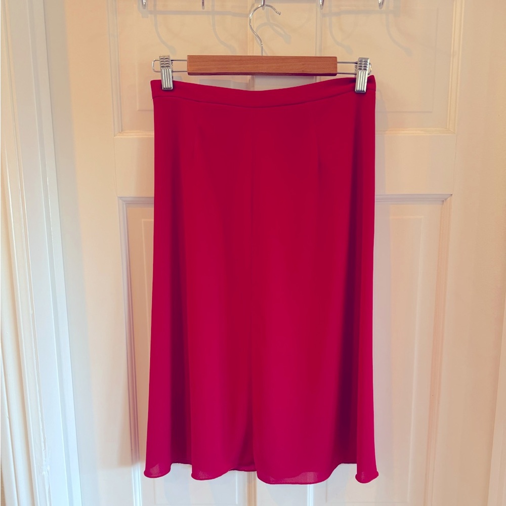 Vintage red skirt. Purchased in Spain, size EU 40/ US 8.